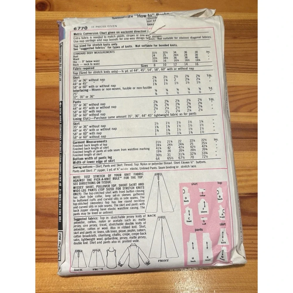 Vintage 1960s–1970s Simplicity Sewing Patterns Lot of 6 – Misses Mod & Retro